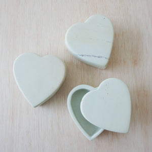 Heart Box - Natural Stone