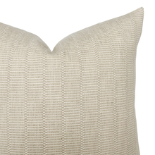 Load image into Gallery viewer, Hadley Woven Cream &amp; Sand Stripe:
