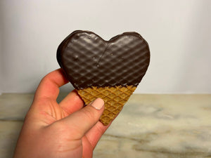 Stroopwafel Hearts: Single / Chocolate