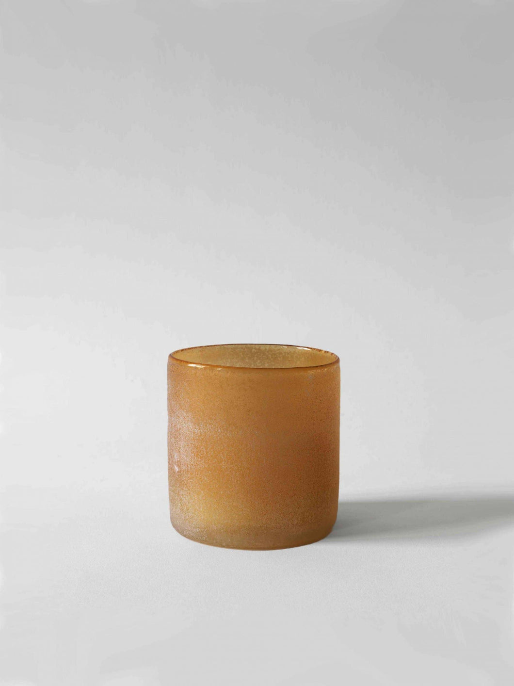 Frost candle holder - S: Amber