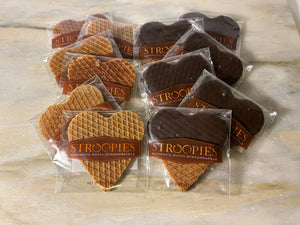 Stroopwafel Hearts: Single / Chocolate