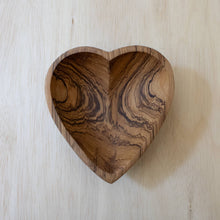 Load image into Gallery viewer, Large Heart Dish - Olive Wood
