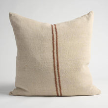 Load image into Gallery viewer, Orion Linen Pillow -  Natural/Chocolate
