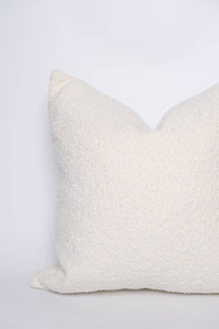 Boucle Pillow: Bone