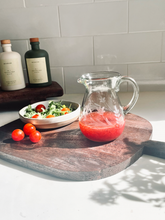 Load image into Gallery viewer, Hand-etched Blown Petite Pitcher
