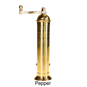 The original 'Brass Mill' - 9" pepper grinder