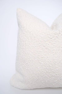 Boucle Pillow: Bone