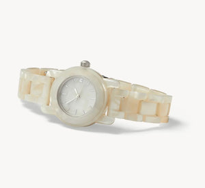 Mini Mono Watch - White Shell