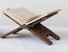 Load image into Gallery viewer, Reclaimed Wood Book Holder (Available to pre-order)
