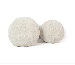 Cream Boucle Pillows - Set of 2