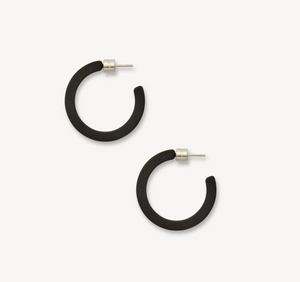 Mini Hoops - Black Matte