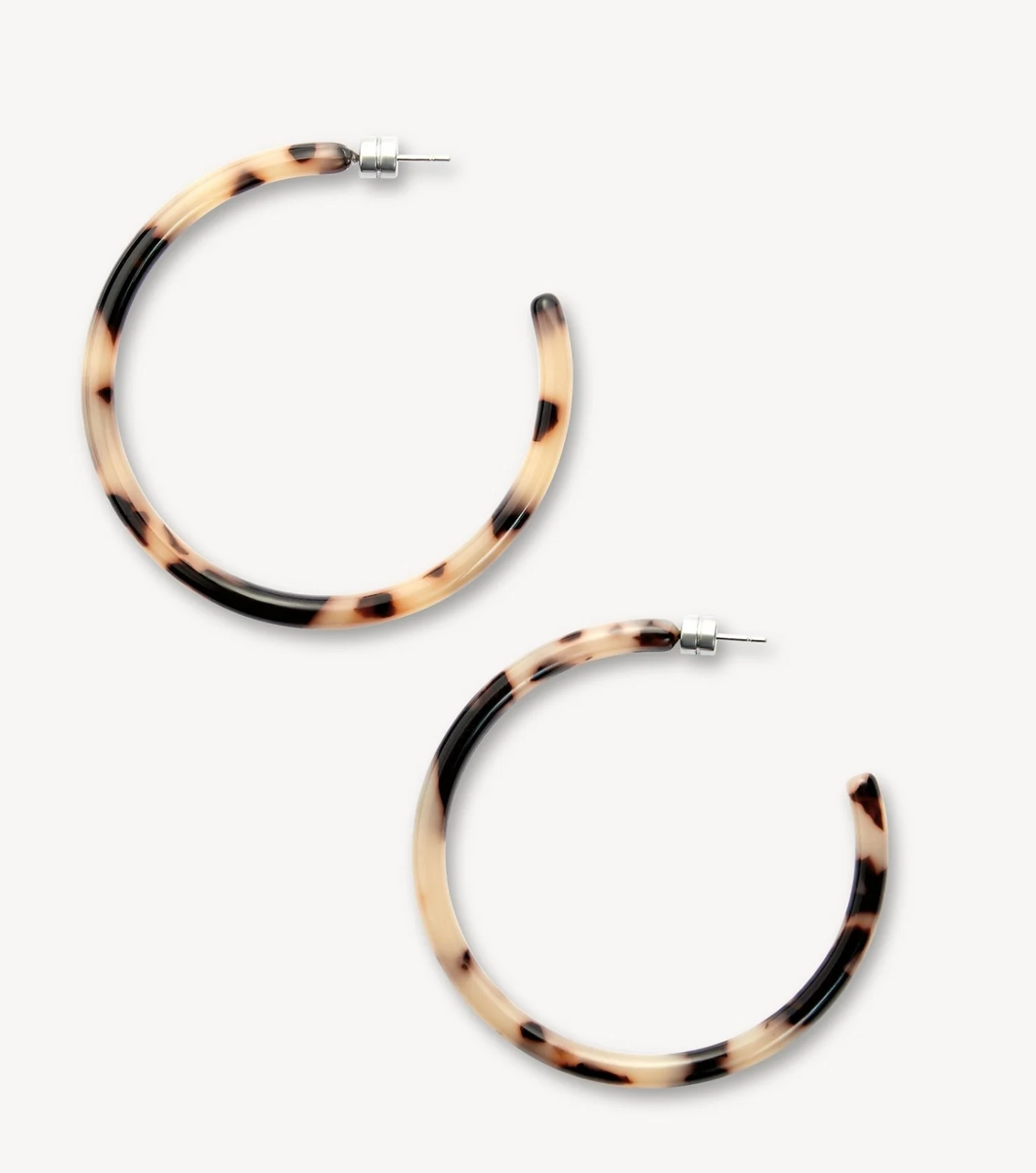 Large Hoops - Ash Blonde