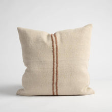 Load image into Gallery viewer, Orion Linen Pillow -  Natural/Chocolate
