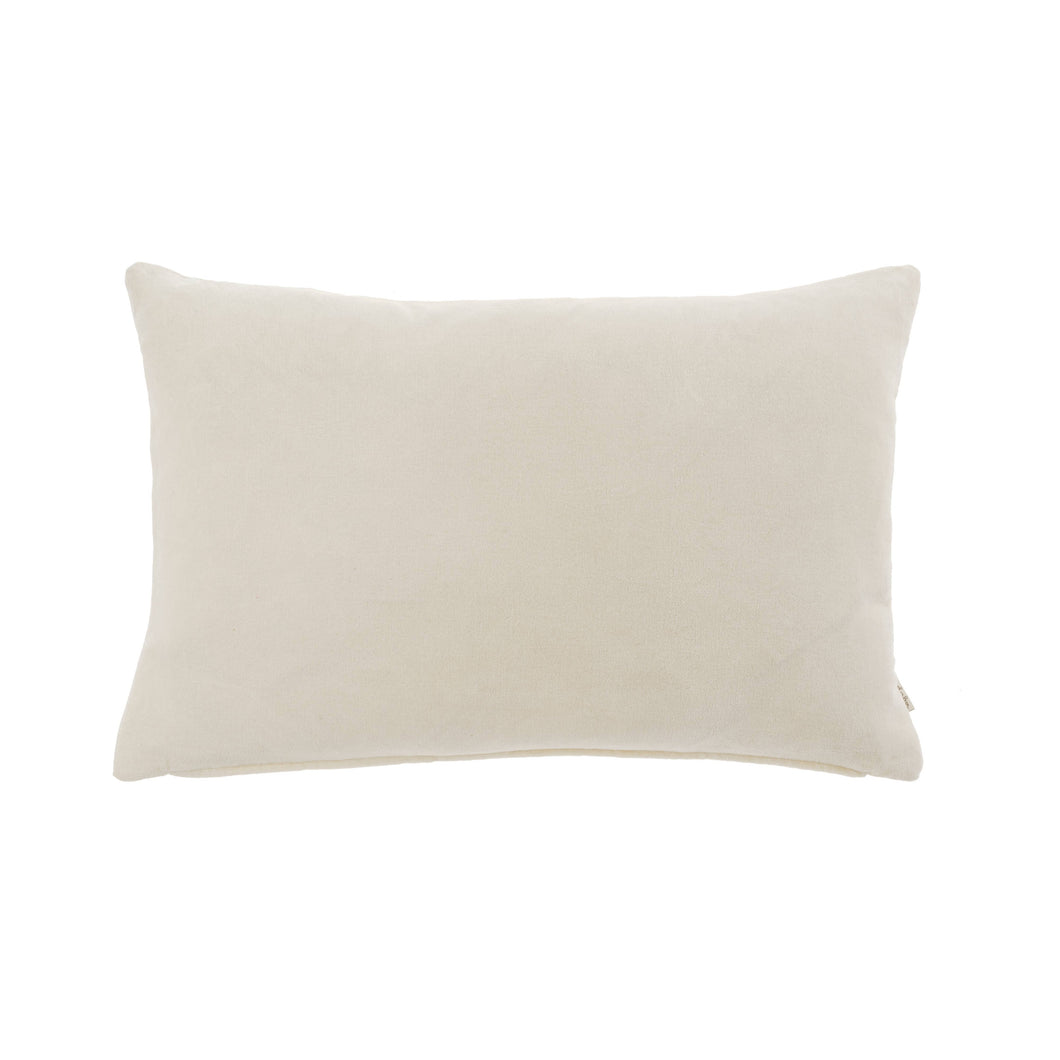 Off White Vera Velvet Pillow