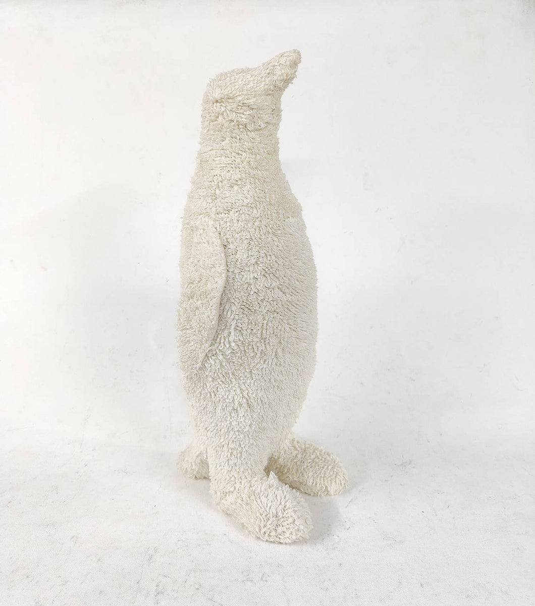 Knitted Boucle White Penguin