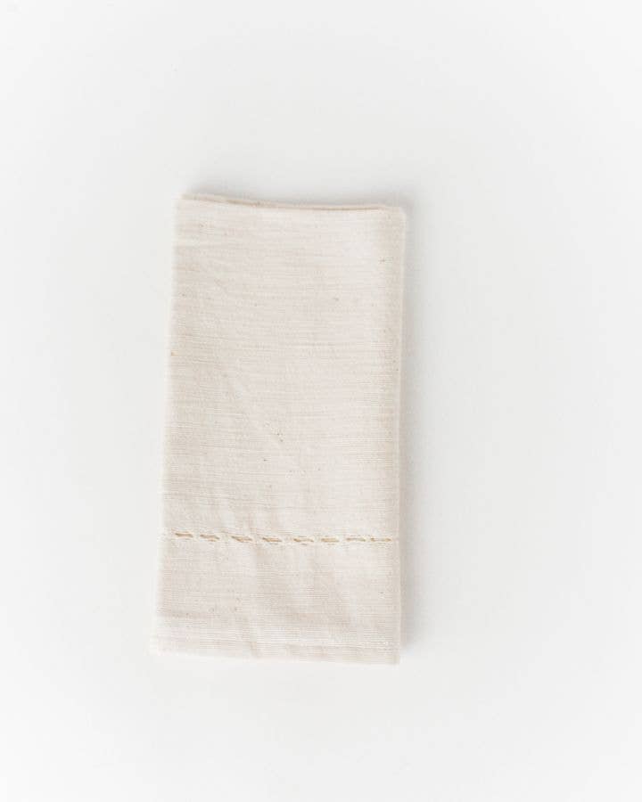 Pulled Cotton Napkin: Natural