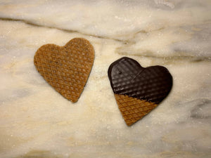 Stroopwafel Hearts: Single / Chocolate