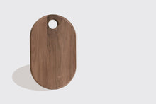 Load image into Gallery viewer, Oval Walnut Cutting Board
