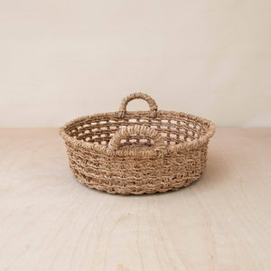 Round Open Weave Basket