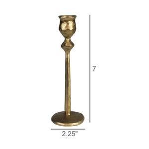 Sonrisa Taper Holder, Brass - Med