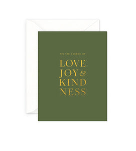 Love & Joy Holiday Card