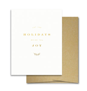 Holiday Joy Greeting Card