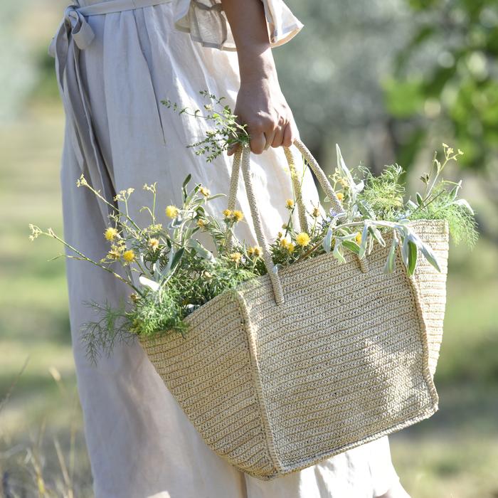 Maison N.H. Paris - AVRIL Raffia Tote